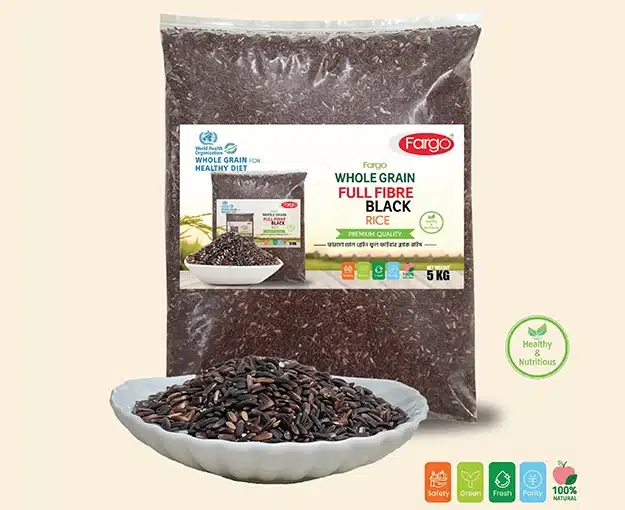 Whole Grain Full Fiber Black Rice